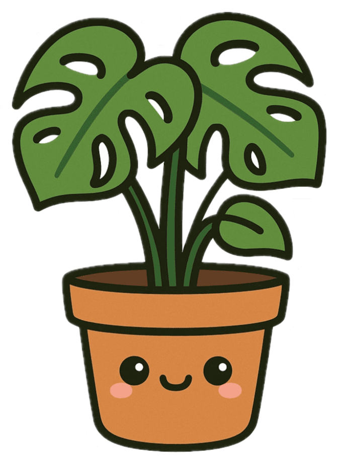 Kawaii Monstera Plant